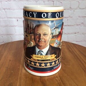 2002 State Convention Stein Budweiser Busch Family Series 16559 2 of 6